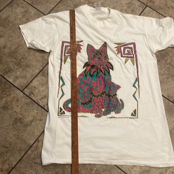 Heartland Apparel Vintage Early  90’s Hand Painted Cat by M Bellamy - Picture 7 of 8